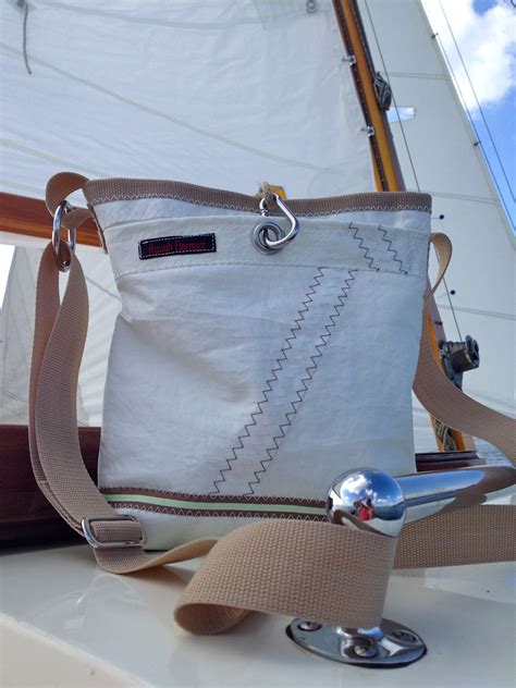 sailcloth wash bag|bags made from old sails.